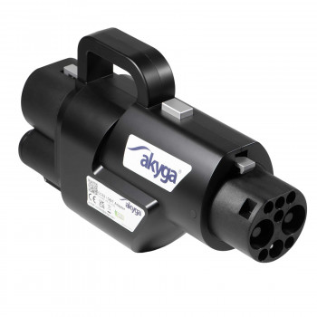 Akyga AK-SC-E32 CCS2 į GB/T elektromobilių įkrovimo adapteris, 1000 V DC, 300 A
