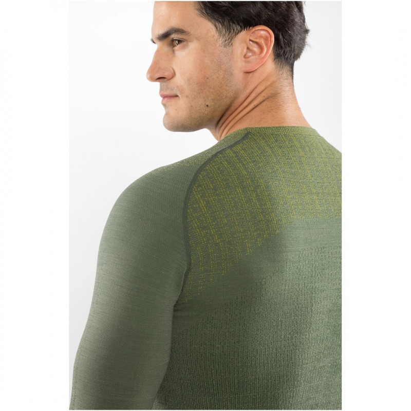 Viking Altis Man Set vyriškas merino apatinio sluoksnio komplektas, tamsiai žalias, M