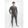 Viking Altis Man Set vyriškas merino apatinio sluoksnio komplektas, juodas, M