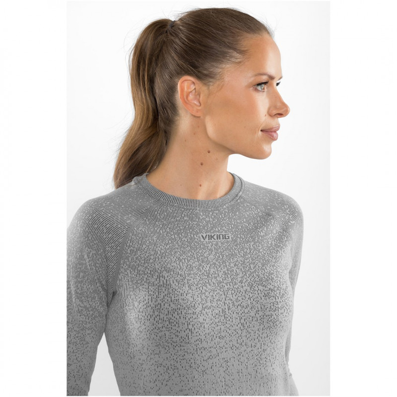 Viking Altis Lady Set moteriškas merino apatinio sluoksnio komplektas, pilkas, S