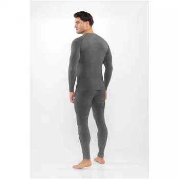 Viking Altis Man Set vyrų merino apatinio sluoksnio komplektas, juodas, XL