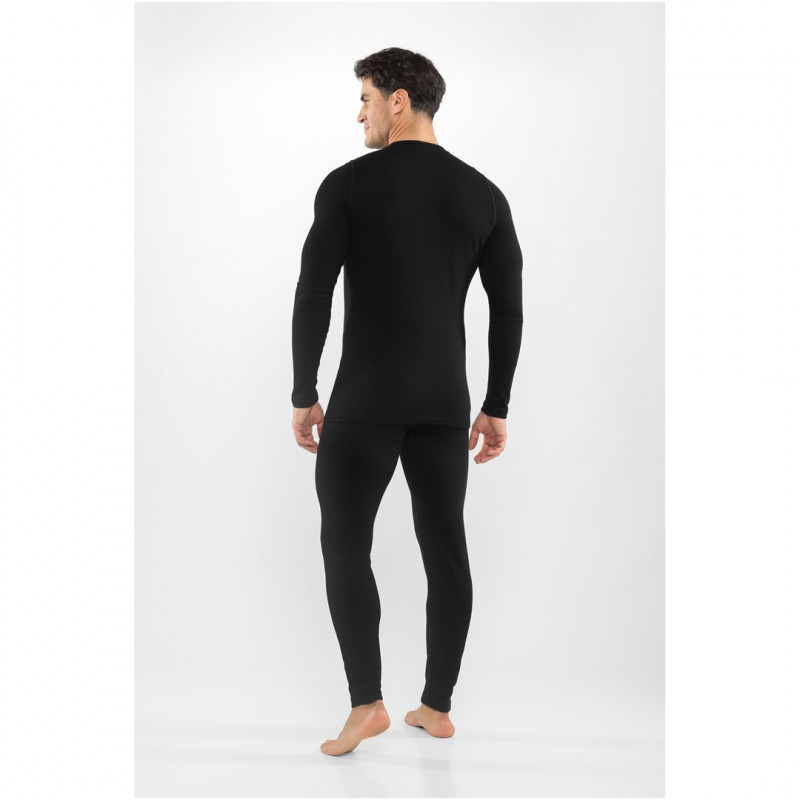 Viking Meriboo Man Set vyriškas merino apatinio sluoksnio komplektas, juodas, M