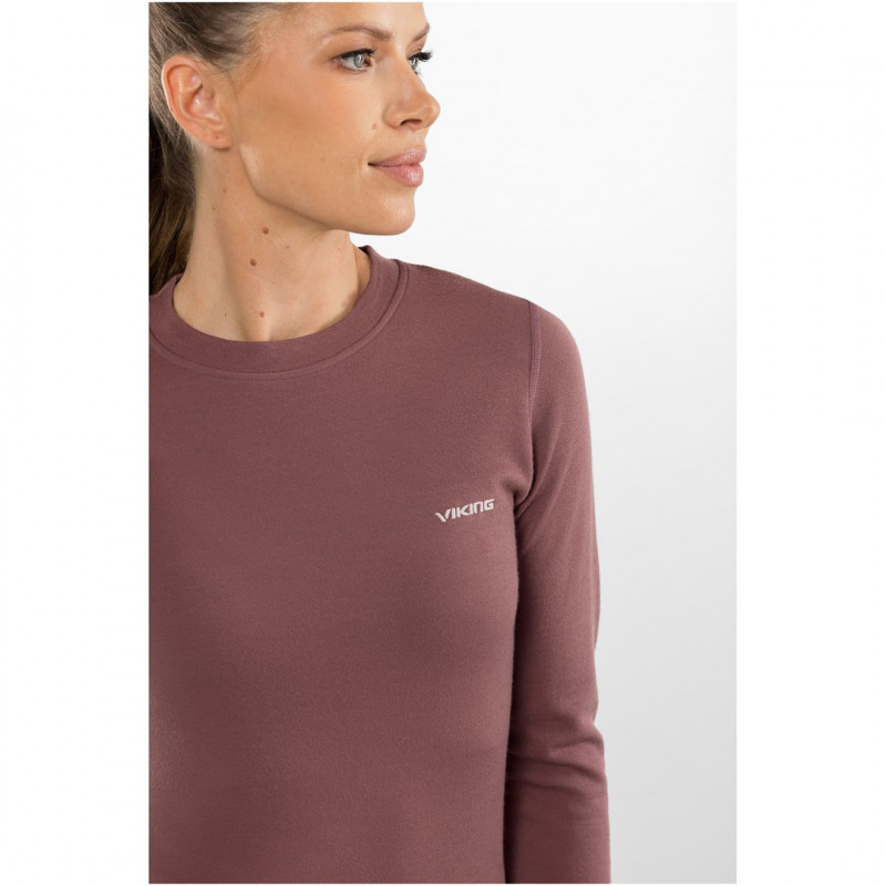 Viking Meriboo Lady Set Merino moteriškas apatinio sluoksnio komplektas, rožinis, M