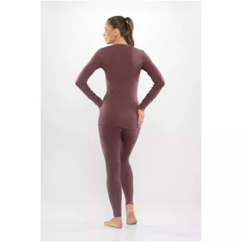 Viking Meriboo Lady Set Merino moteriškas apatinio sluoksnio komplektas, rožinės spalvos, L