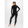 Viking Meriboo Lady Set Merino moteriškas apatinis sluoksnis, juodas, S