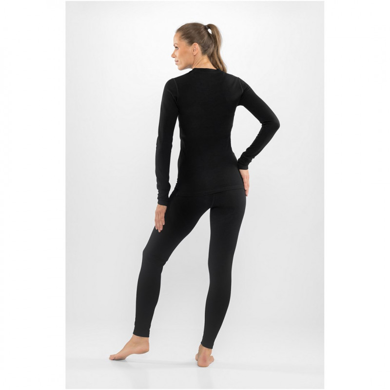 Viking Meriboo Lady Set Merino moteriškas merino apatinio sluoksnio komplektas, juodas, M