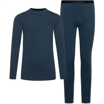 Viking Meriboo Man Set Merino vyriškas merino apatinio sluoksnio komplektas, tamsiai mėlynas, XL