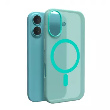 Puro Daylight MagSafe silikoninis dėklas skirtas iPhone 16, žalias