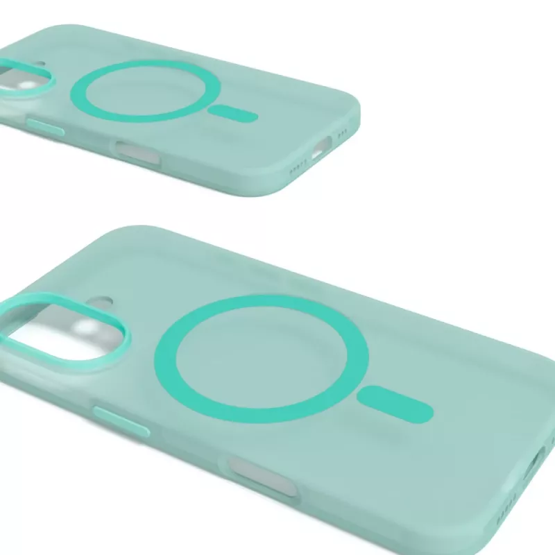 Puro Daylight MagSafe silikoninis dėklas skirtas iPhone 16, žalias
