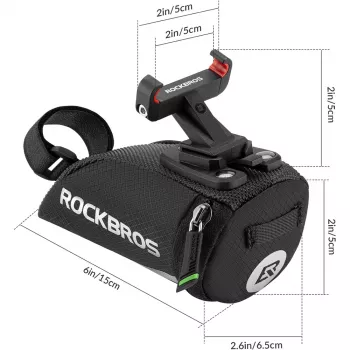 Rockbros C28 dviračio balno rankinė, juoda