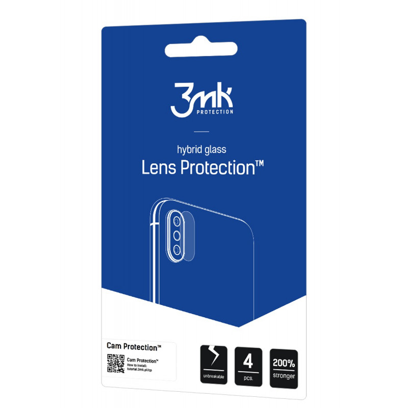 3MK Lens Protect Apple iPhone 14 fotoaparato objektyvo apsauginis stiklas (4 vnt.)