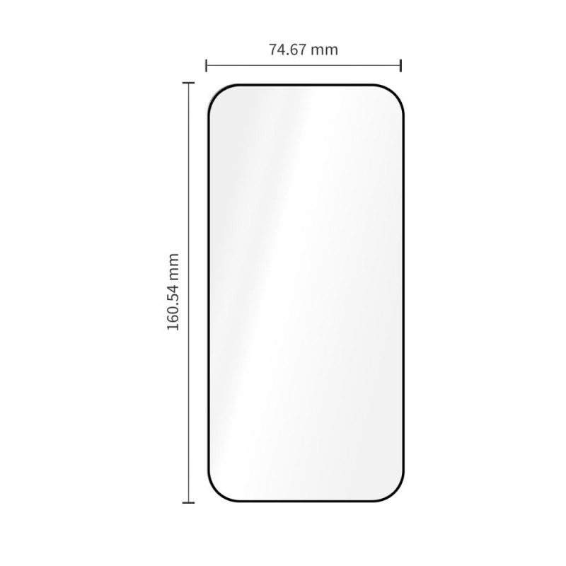 Tech-Protect Quick Set+ grūdintas stiklas, skirtas Apple iPhone 17 Pro Max / 18 Pro Max, juodas (2 vnt.)