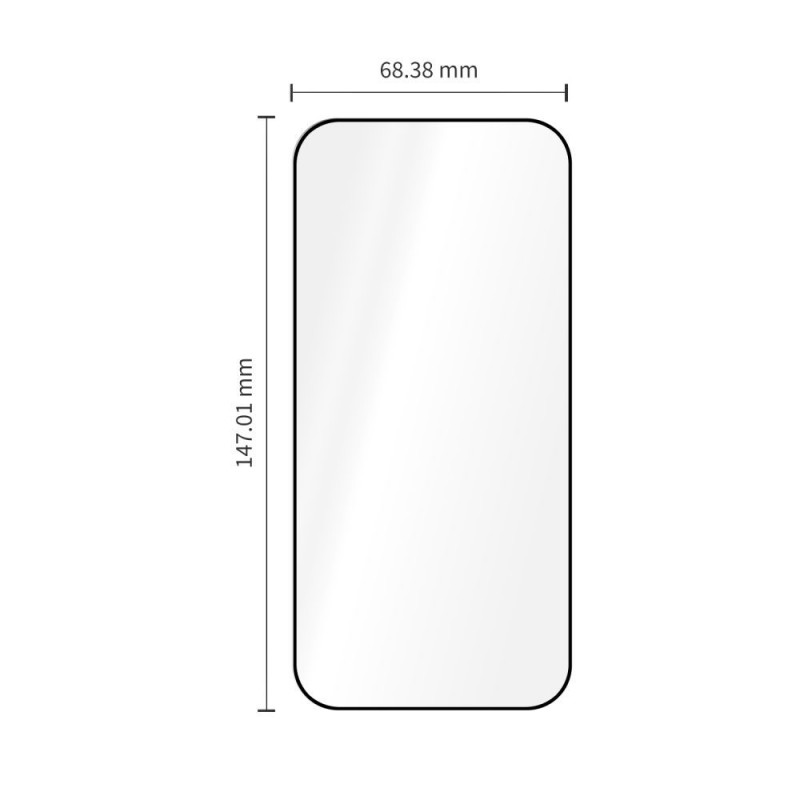 Tech-Protect Quick Set+ grūdintas stiklas, skirtas Apple iPhone 17 Pro / 18 Pro, juodas (2 vnt.)