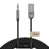 Tech-Protect Ultraboost AU04 Bluetooth 6.0 garso adapteris su AUX 3,5 mm, pilkas