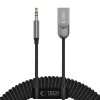 Tech-Protect Ultraboost AU04 Bluetooth 6.0 garso adapteris su AUX 3,5 mm, pilkas