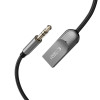 Tech-Protect Ultraboost AU04 Bluetooth 6.0 garso adapteris su AUX 3,5 mm, pilkas
