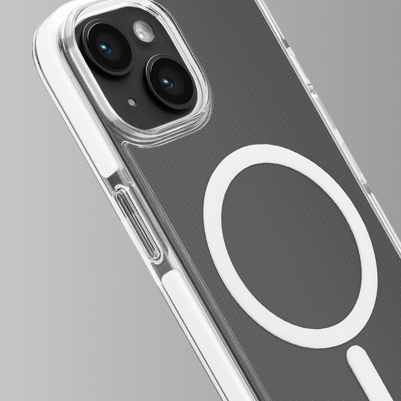 Puro LITEMAG PRO MagSafe dėklas Apple iPhone 15, permatomas