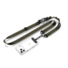 Tech-Protect C9S Rope Crossbody telefono dirželis, nailonas, 91–140 cm, Army Green