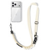 Tech-Protect C9S Rope Crossbody telefono dirželis, nailonas, 91–140 cm, Desert Beige