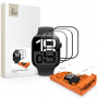 Tech-Protect Easy Set Flex+ hibridinis stiklas skirtas Apple Watch 4 / 5 / 6 / SE 1 / 2 / 3 40 mm, juodas (3 vnt.)