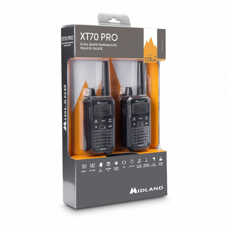 Midland XT70 Pro Duo radijo stotelė, juoda