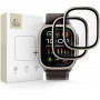Tech-Protect Glass Ring grūdintas stiklas, skirta Apple Watch Ultra 49 mm, sidabrinis ir juodas (2 vnt.)