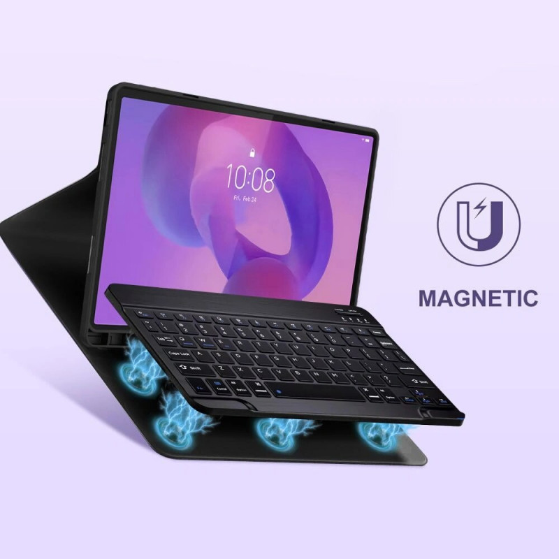 Tech-Protect SmartCase Pen + Keyboard, skirta Lenovo Idea Tab Plus 12.1 (TB-361), juodas