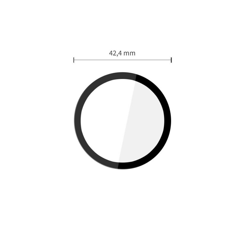 Tech-Protect Glass Flex+ hibridinis stiklas, skirtas Garmin Venu 4 45 mm, juodas (2 vnt.)