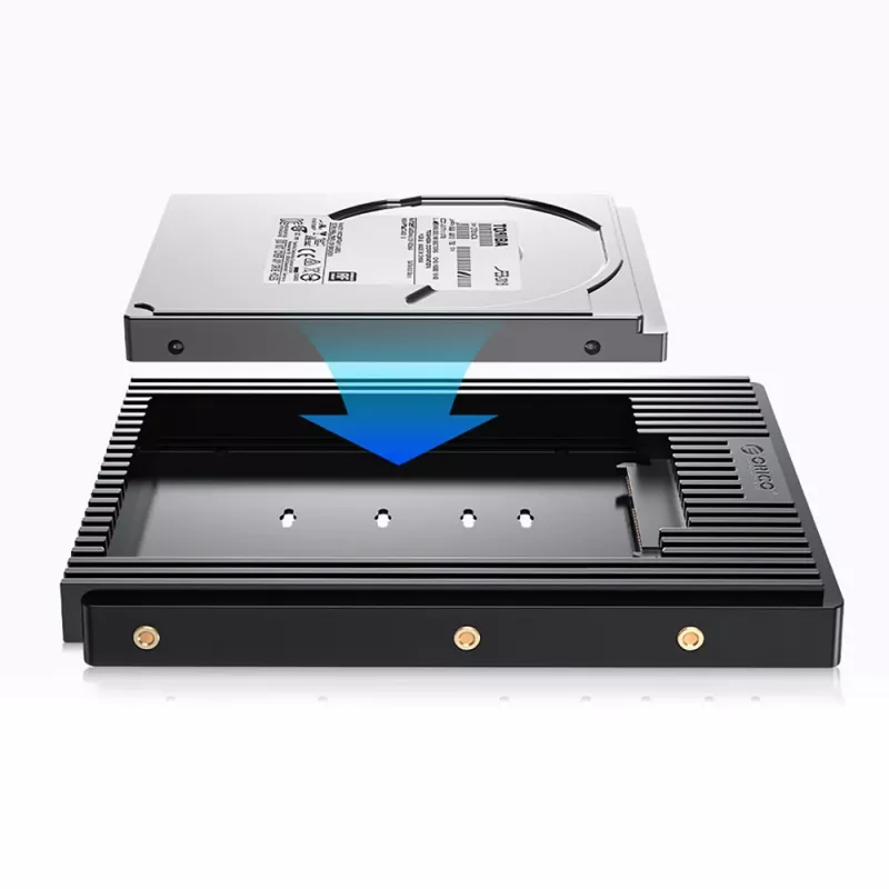 Orico D2SS-6G disko adapteris nuo 2.5" iki 3.5", SATA III, juodas