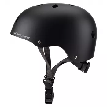 Wozinsky lengvas BMX/paspirtuko šalmas, dydis S (48-52 cm), juodas