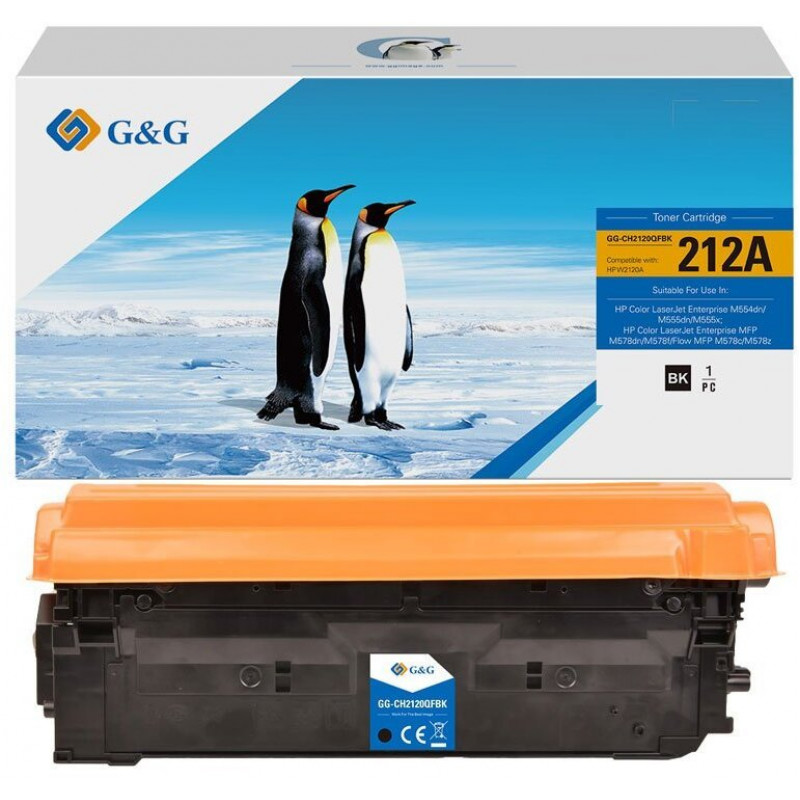 G&G suderinamas toneris, skirtas HP 212A (W2120A) (21004)
