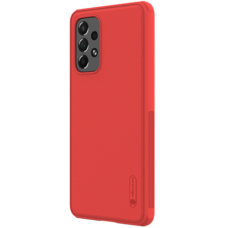 Nillkin Super Frosted Shield Pro dėklas, skirtas Samsung Galaxy A73, raudonas