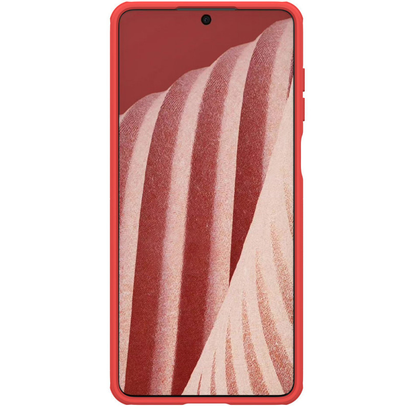 Nillkin Super Frosted Shield Pro dėklas, skirtas Samsung Galaxy A73, raudonas