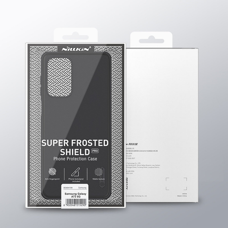 Nillkin Super Frosted Shield Pro dėklas, skirtas Samsung Galaxy A73, raudonas