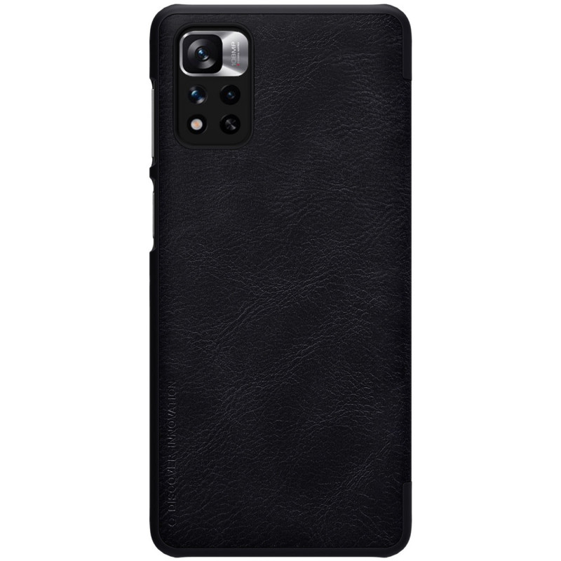 [CR] Nillkin Qin dėklas, skirtas Xiaomi Mi 11i HyperCharge / Redmi Note 11 Pro (Kinija), juodas (grąžinta prekė)