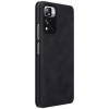 [CR] Nillkin Qin dėklas, skirtas Xiaomi Mi 11i HyperCharge / Redmi Note 11 Pro (Kinija), juodas (grąžinta prekė)