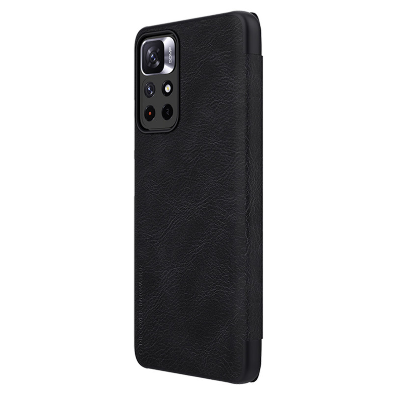 Nillkin Qin dėklas, skirtas Xiaomi Redmi Note 11T 5G / Poco M4 Pro 5G, juodas