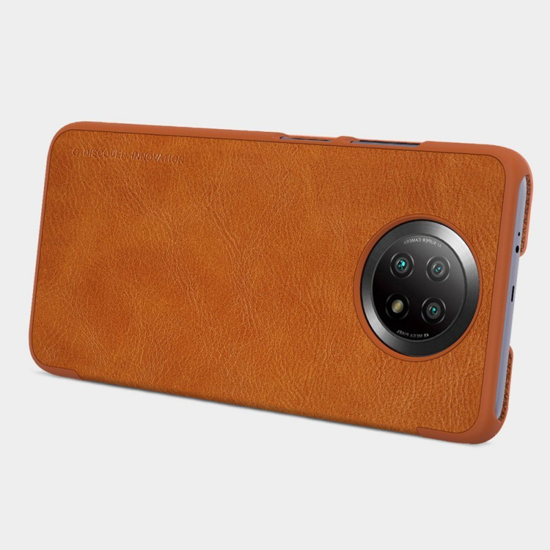 [CR] Nillkin Qin dėklas, skirtas Xiaomi Redmi Note 9T 5G, rudas (grąžinta vartotojo)