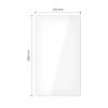 Tech-Protect Glass Fit+ grūdintas stiklas, skirtas Samsung Galaxy Tab A9 / A11 8.7 (X110 / X115 / X133 / X135), permatomas (2 vnt.)