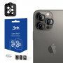 3MK Lens Protection Pro Apple iPhone 13 Pro / 13 Pro Max fotoaparato objektyvo apsauginė plokštelė, grafito pilka
