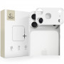 Tech-Protect Camalloy Fit+ fotoaparato objektyvo apsauga, skirta Apple iPhone 17 Pro, sidabrinė