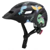 Wozinsky vaikiškas kalnų dviračių šalmas su nuimamu skydeliu, dydis XS (48-52 cm), juodas