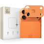Tech-Protect Camalloy Fit+ fotoaparato dangtelis, skirtas Apple iPhone 17 Pro, Cosmic Orange