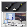 StarTech.com HDMI21-CBL-SLIM-1M itin didelio greičio HDMI 2.1 kabelis, 1 m, juodas