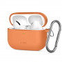 Tech-Protect silikoninis Silicone Hook dėklas Apple AirPods Pro 3, Cosmic Orange