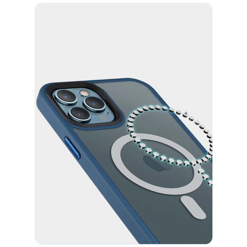 Tech-Protect Magmat MagSafe dėklas, skirtas Apple iPhone 12/12 Pro, matinė juoda