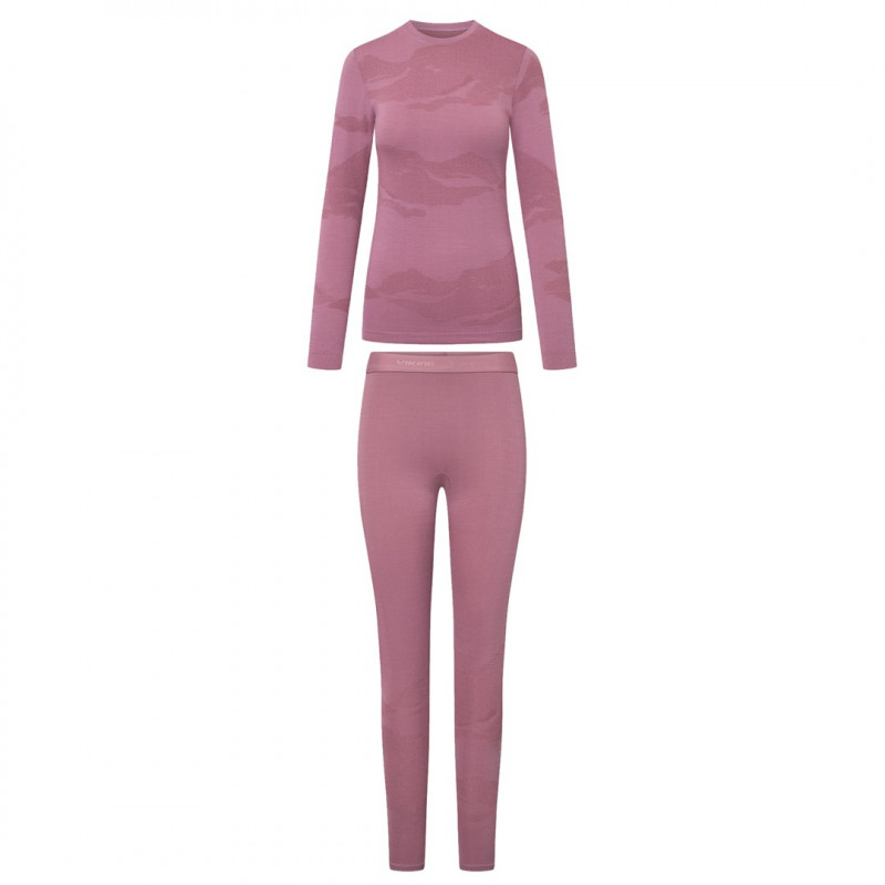 Viking Gasher Lady Set Merino moteriški apatiniai, rožinė, L