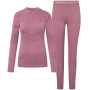 Viking Gasher Lady Set Merino moteriški apatiniai, rožinės spalvos, S