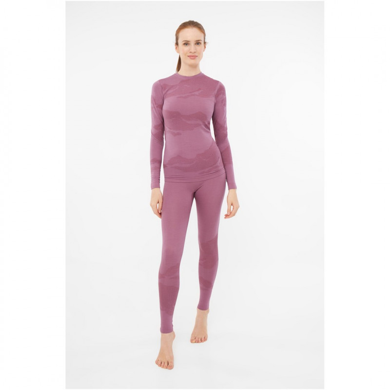 Viking Gasher Lady Set Merino moteriški apatiniai, rožinės spalvos, S