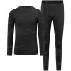 Viking Gasher Man Set Merino vyriški apatiniai, juodi, XL